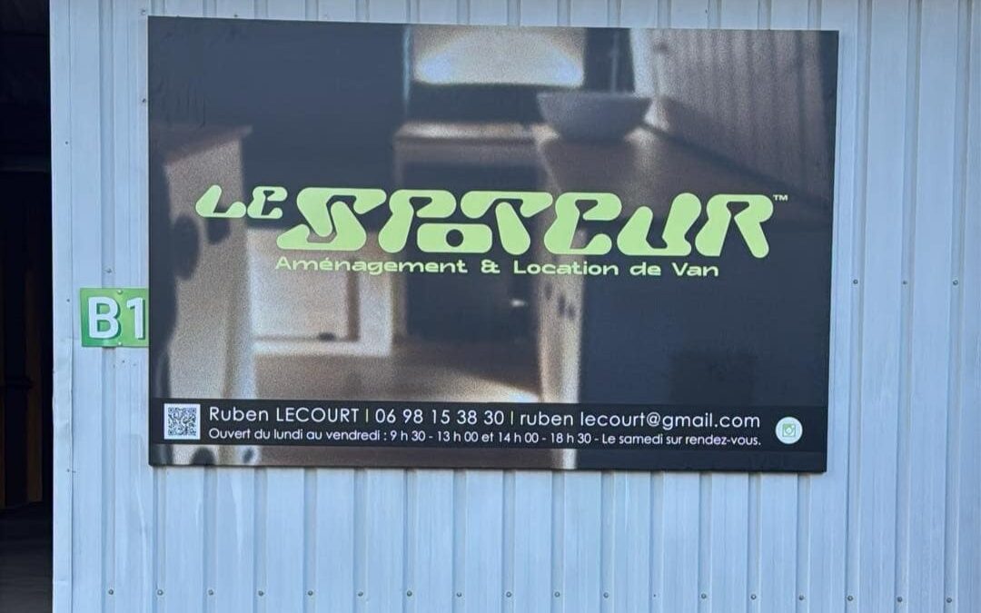 Enseigne de l'entreprise Le Spoteur